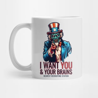 Zombie Uncle Sam Mug